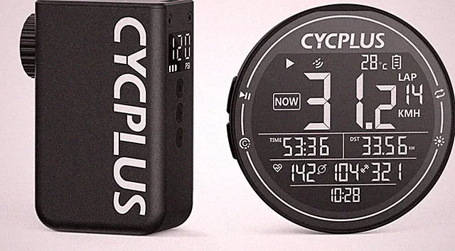 Bike Pump AS2PRO + GPS Bike Computer M2