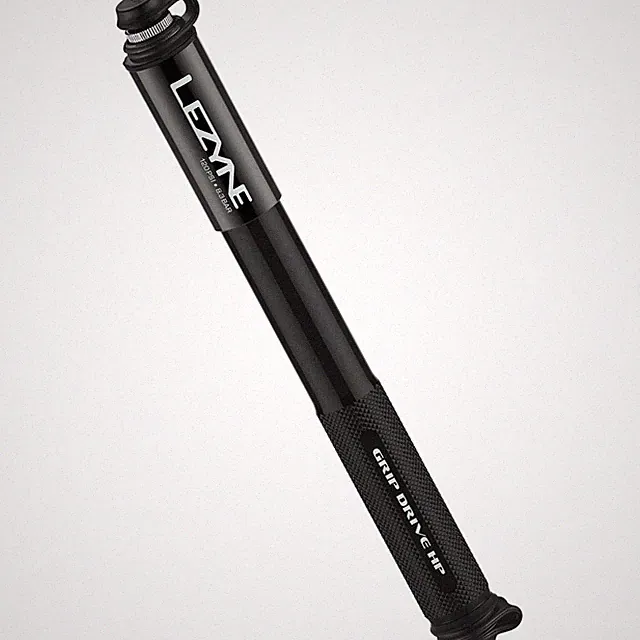 LEZYNE Grip Drive HV High Volume Bike Hand Pump for MTB, CNC Aluminum - Options