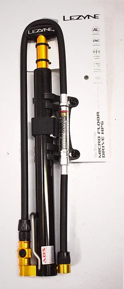Lezyne Micro Floor Drive HP/HPG Bicycle Portable Floor Pump Road Gravel