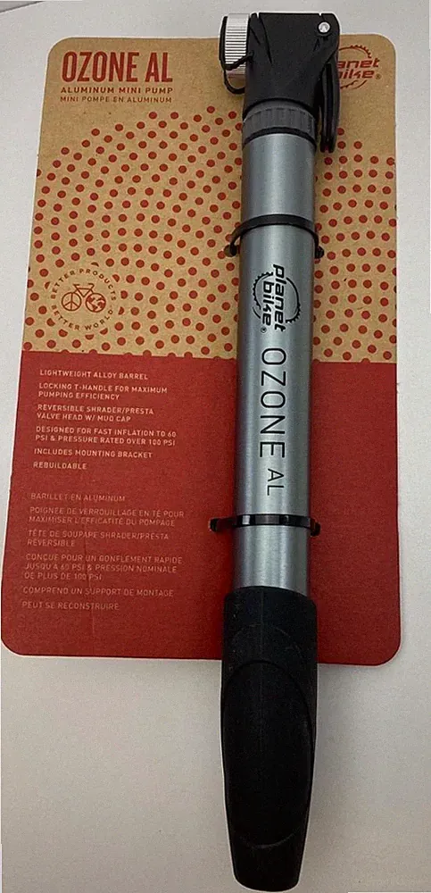 new Planet Bike OZONE Aluminum bicycle PUMP presta and schrader