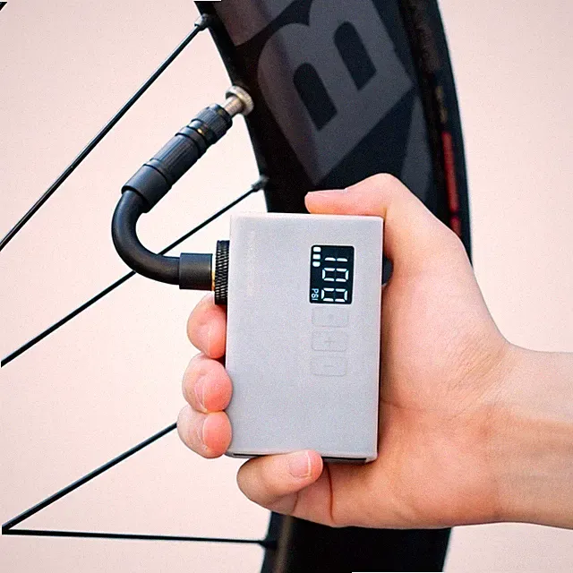ROCKBROS Electric Air Pump Mini Bike120PSI Portable Fast Inflation FV/AV 240mAh