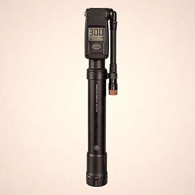 Topeak Mountain Digital 2Stage Bike Pump – Dual-Mode High-Pressure/High-Volume